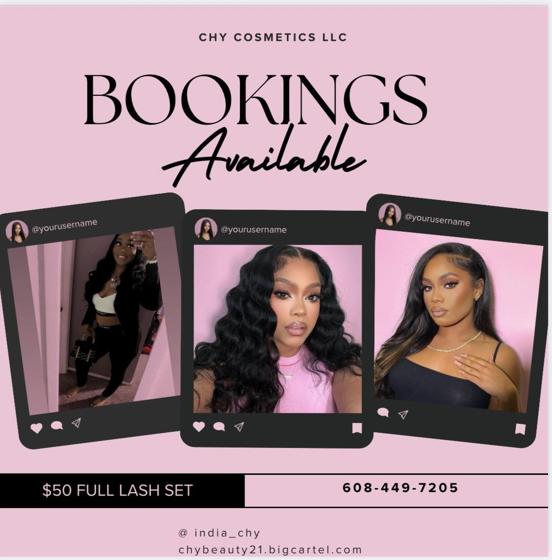 CHY COSMETICS GIFT CARDS