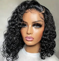 wet wavy 14” human wig